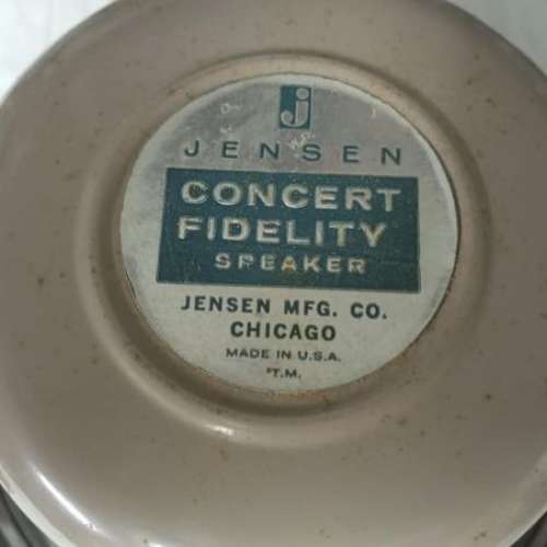 美國劇院喇叭JENSEN CONCERT  Fidelity DC-120 12吋.