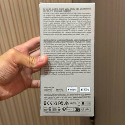 rayban meta Wayfarer smart glass rw4006