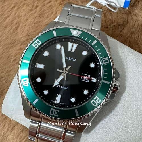 Montres Company香港註冊公司(31年老店) 卡西歐 CASIO 劍魚 不鏽鋼錶帶 MDV-107D-3A...