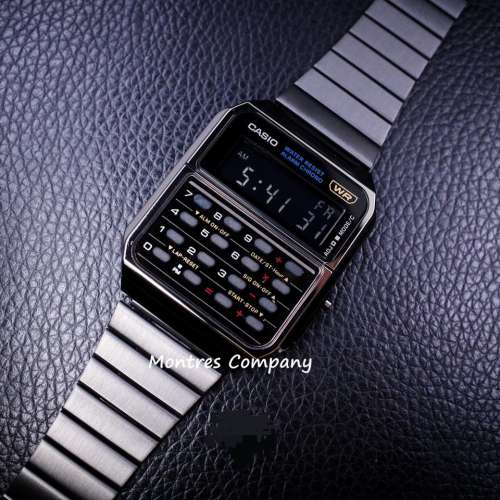 Montres Company香港註冊公司(31年老店) 卡西歐 CASIO 不鏽鋼錶帶 可調校錶扣 CA-5...