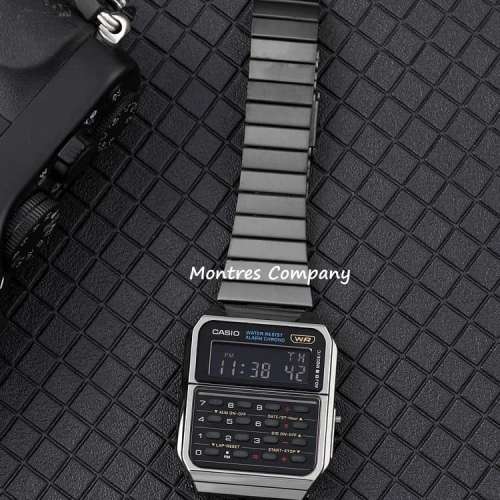 Montres Company香港註冊公司(31年老店) 卡西歐 CASIO 不鏽鋼錶帶 可調校錶扣 CA-5...
