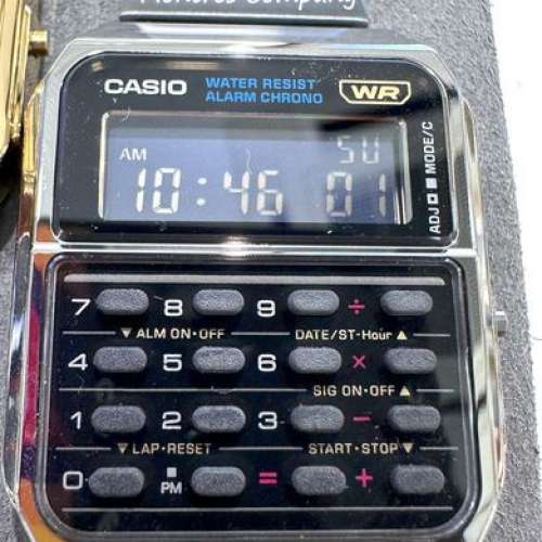 Montres Company香港註冊公司(31年老店) 卡西歐 CASIO 不鏽鋼錶帶 可調校錶扣 CA-5...