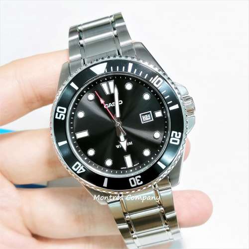 Montres Company香港註冊公司(31年老店) 卡西歐 CASIO 劍魚 50米防水 MDV-10-1A1 黑...