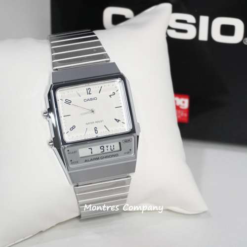 Montres Company 香港註冊公司 (31年老店) 卡西歐 CASIO 不鏽鋼錶帶 AQ-800E-7A2 ...