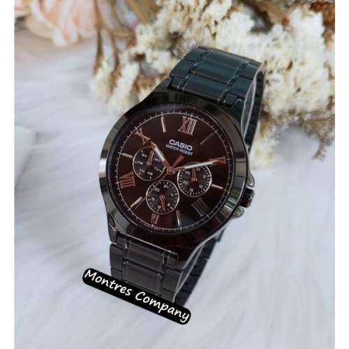 Montres Company 香港註冊公司 (31年老店) 卡西歐 CASIO 不鏽鋼錶帶 MTP-V300B-1A ...
