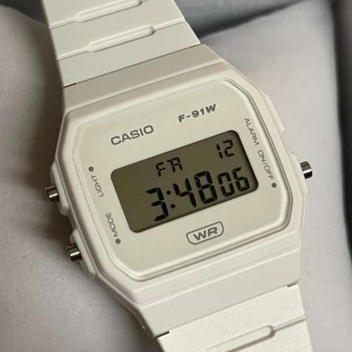 Montres Company 香港註冊公司(31年老店) 卡西歐 CASIO F-91WB-7A 防水 超長電池壽...