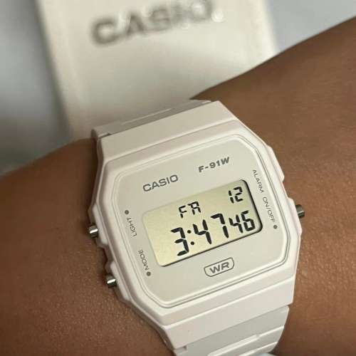 Montres Company 香港註冊公司(31年老店) 卡西歐 CASIO F-91WB-7A 防水 超長電池壽...