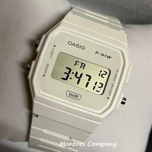 Montres Company 香港註冊公司(31年老店) 卡西歐 CASIO F-91WB-7A 防水 超長電池壽...