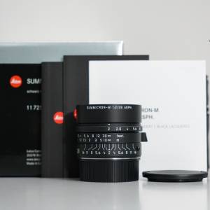 [FS] *** Leica Summicron-M 28mm F2 ASPH - Matte Black Paint (11725) 啞黑 ***