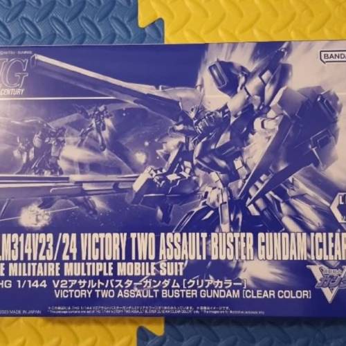 全新 Bandai HGUC 1/144 Victory Two Assault Buster Gundam V2 高達 (Clear Colour)