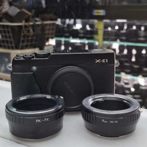 FUJIFILM X-E1 + MD MOUNT + PK MOUNT 一义一電 $