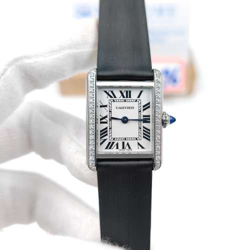 Cartier Tank Diamonds Bezel