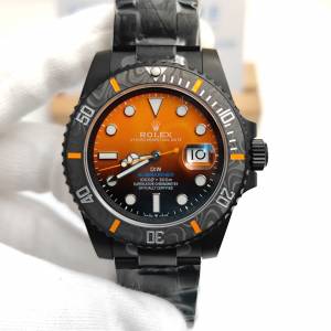 Submariner DIW DLC Orange Graduated Dial