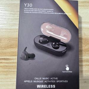 Brand new 全新未拆 Y30 Wireless 無線 Earsets 耳機