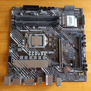 (新淨 H570) ASUS PRIME H570M PLUS底板連背板