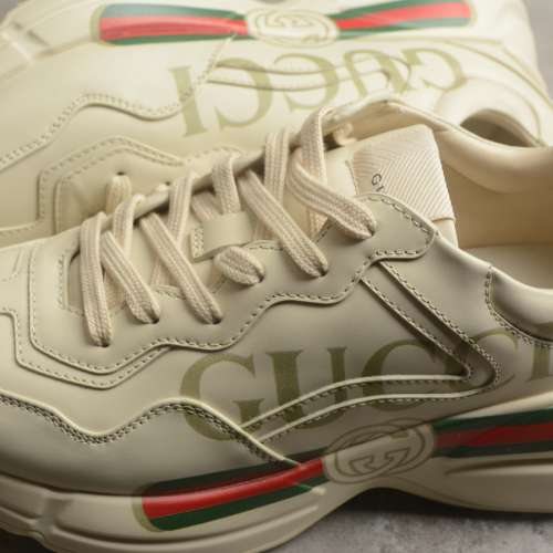 Gucci Rhyton Vintage 古馳皮革角狀復古老爹休閒運動慢跑鞋 35-45