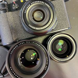 Fuji X100V + TCL-W100II & WCL-W100II