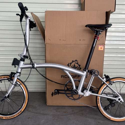 特價 2024 ACEOFFIX 升級PRO版 5速 16吋349 鋁合金國布 鋁布 折叠車 送叮叮前後蛙燈