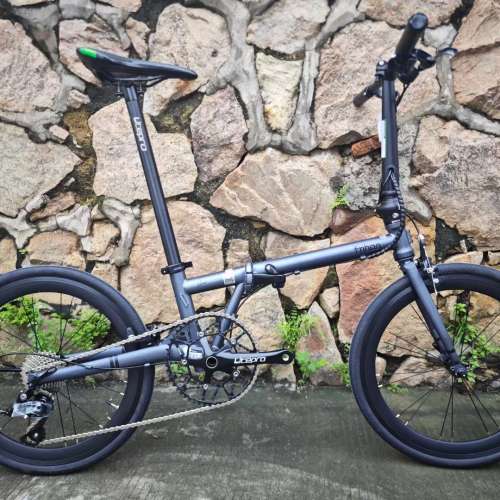 全新 C夾款 FNHON GUST FGC 2010 TIAGRA 10速 20吋 451 鉻鉬鋼架 折叠車 送水架前後...