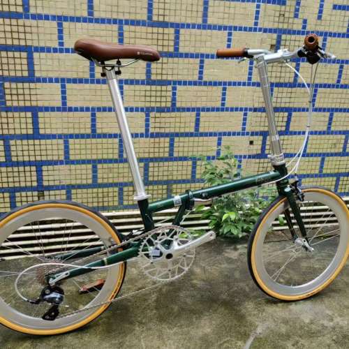 全新 C夾款 FNHON GUST FGC 2010 TIAGRA 10速 20吋 451 鉻鉬鋼架 折叠車 送水架前後...