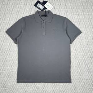 全新Prada絲光珠地棉Polo