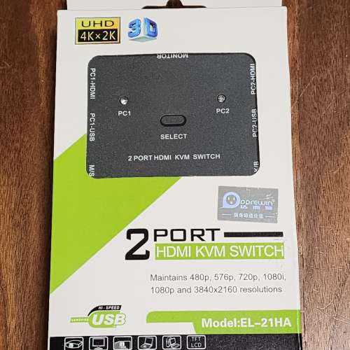 Dorewin - 2 Port HDMI KVM Switch
