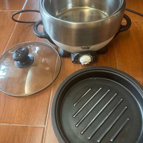 新淨全正常 Imarflex伊瑪牌Living Style 3L pot grill hot pot 邊爐 3公升蒸煮煎烤...