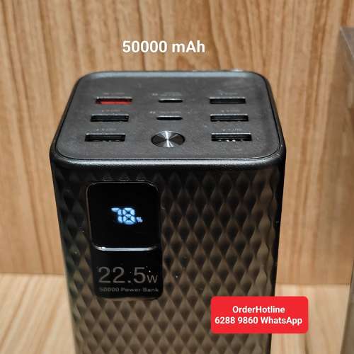 Mega Power Bank 50000 mAh. Super Fast Charge. 特大容量充電寶50000毫安時.22.5w ...