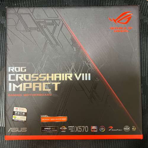 ASUS ROG Crosshair VIII Impact AM4 X570底板