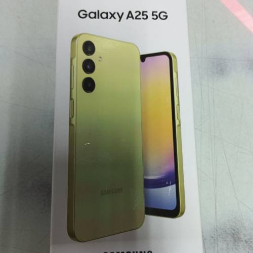 99.9%新 samsung 三星 A25 行貨 8+256GB 黃綠色 無單 全套 私保7天
