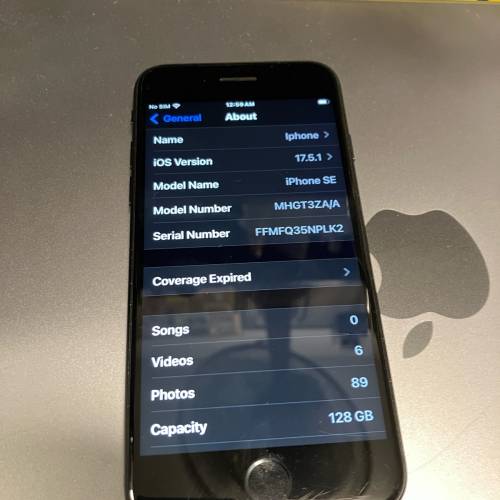 iphone se 2 (2020) 128GB Black黑色