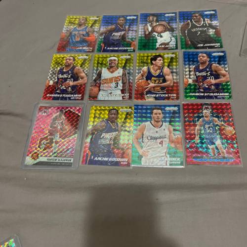 （NBA球星卡）Prizm&Mosaic Pulsar Cards lot x12