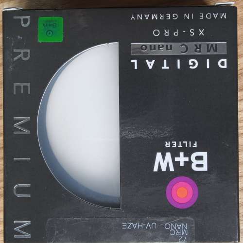 德國B+W濾鏡 72mm 010 UV-Haze MRC nano filter