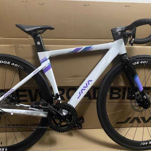 2025 JAVA AURIGA R9 22速 桶軸油剎鋁合金公路車 送水架前後蛙燈