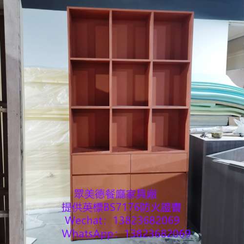木紋膠板碗碟櫃收納櫃訂製工廠,顏色可選尺寸可訂做,餐飲店茶水櫃訂製,防火膠板大理...