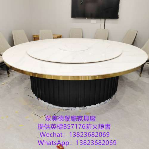 電動轉盤大圓桌,包間VIP房餐桌加工廠,四人位二人位桌子枱子加工廠直銷,餐館餐檯桌子...