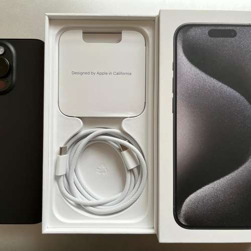 港行 iPhone 15 pro 1tb 保養到24年10月23 外觀全新 充電數129 電池98% 黑色 what ...