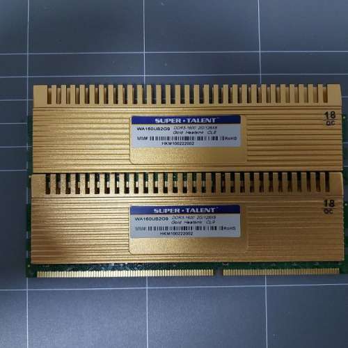 Super*talent ddr3 1600 2Gx2 $30