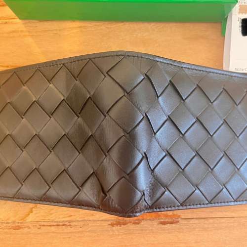 99%新 Bottega Veneta 黑色銀包