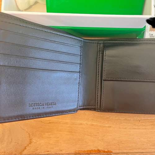 99%新 Bottega Veneta 黑色銀包