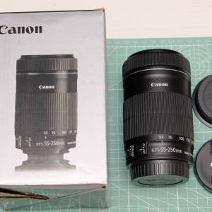 Canon EF-S 55-250mm STM IS f4.0-5.6, 另有Fujifilm Fringer Pro EF-FX adaptor