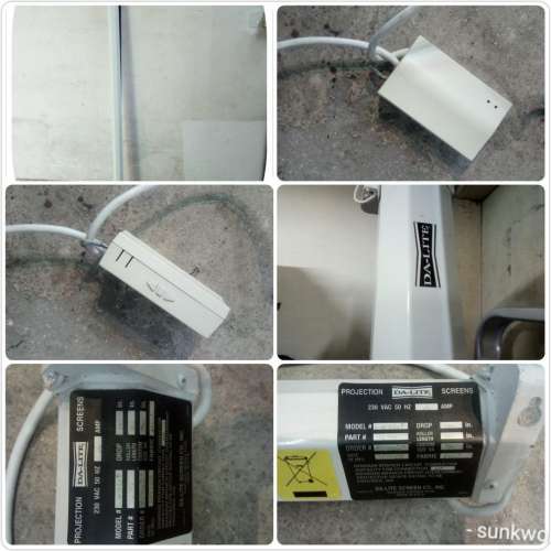電動DA-LITE PROJECTION SCREENS 全長 77” MADE IN U.S.A.