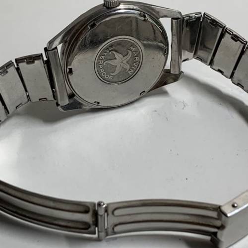 MARVIN 17 JEWELS INCABLOC (摩紋)手錶，上世紀七十年代初瑞士製造。