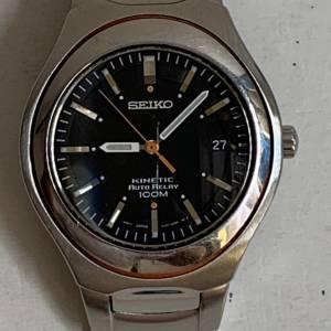 SEIKO KINETIC AUTO RELAY 100M 日本精工牌動能手錶，型號5j22-0AA0。九成新，100%...