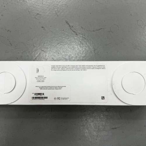 全新蘋果手錶全白 Apple Watch S8 41mm Sil ALU white Sp S/M GPS(6L3)