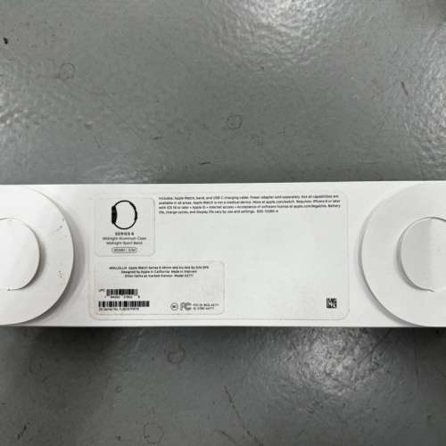 全新蘋果手錶全黑Apple Watch S8 45mm Midnight Alu Mid Sp S/M GPS(UJ3)