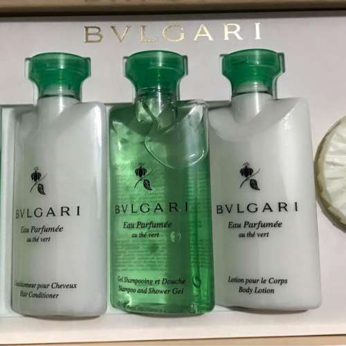 Bvlgari travel kit set 旅行套裝 洗頭水 沐浴露