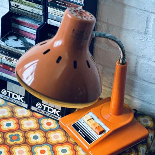 出售 昭和時期 vintage National樂聲牌 座枱燈一箋，100%正常，整體85%新，款式經典...