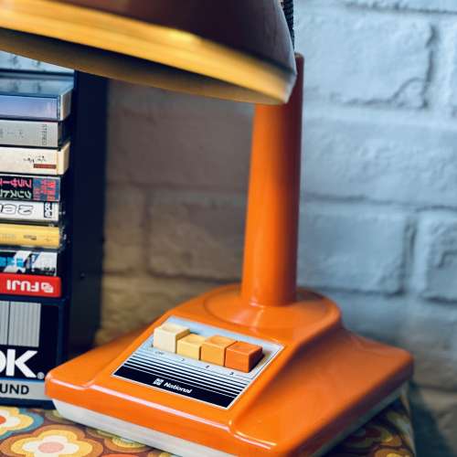 出售 昭和時期 vintage National樂聲牌 座枱燈一箋，100%正常，整體85%新，款式經典...