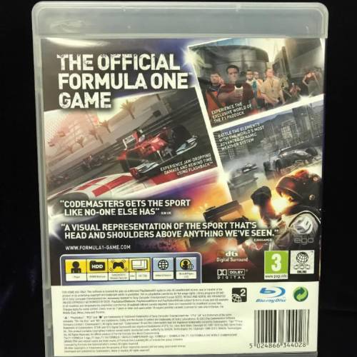 PS3 Formula 1 2010 (原裝正版藍光碟) (英文版)